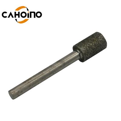 China Grinding Tool For Glass Shank 6MM Diameter 1/4 Inch Factory Custom Diamond Abrasive Stone Carving Grinding Head for sale