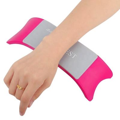 China Easy Apply Good Quality Cheap Price Manicure Tools Nail Art Hand Rest Pillow Silicone Nail Pillow For Retail for sale