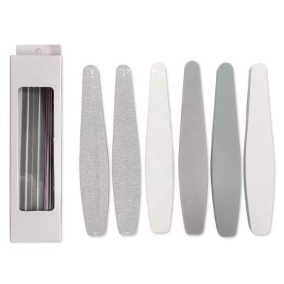 China Salon High Quality 6pcs Finger Care and Nail File Set Accept Custom Logo Manicure Private Nail File/Package and Buffer Set Professional for Nail Beauty for sale