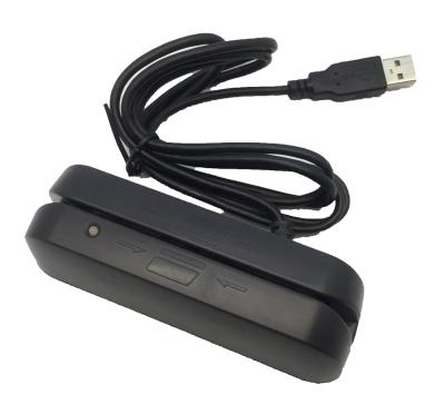 China ABS USB Port Dual Face MSR Card Reader Magnetic Card Writer In POS Systems à venda