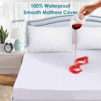 China Waterproof Cotton Terry Towel Fabric Ultra Soft Breathable Silent Water Proof Mattress Premium Protector for sale