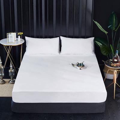 China Ultrasoft Cover Bedspread Polyester Hotel Mattress Protector Customized Classic 360 Dust Mite Protection for sale