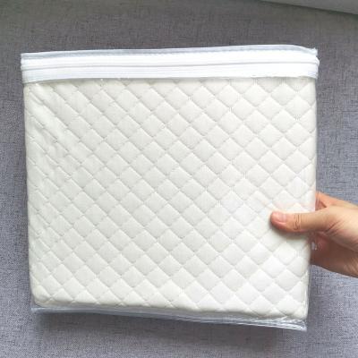 China Bamboo Jacquard Fabric Hypoallergenic Cooling Cotton Mattress Pad Waterproof Protector for sale