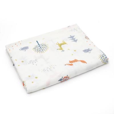 China Lightweight Ready To Ship Newborn Organic Cotton Muslin Wrap Wrap Cover for sale