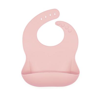 China Antibacterial Multi Colors Silicone Baby Bib Custom Baby Supplies for sale