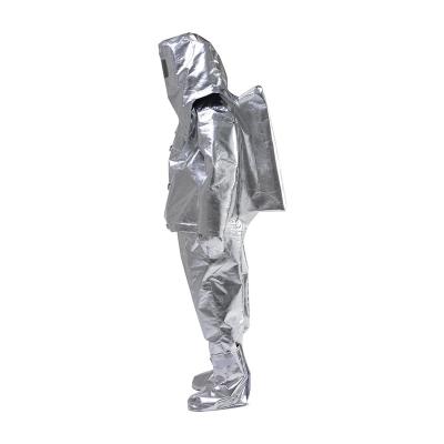 China Anti Static 1000 Degrees Anti Radiation Aluminized High Temperature Proof Fire Suit for sale