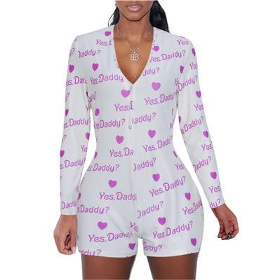 China Wholesale Breathable Sexy Body Suit Women Ladies Long Sleeve Tights Sleepwear For Hot Girls Sexy Pajamas for sale