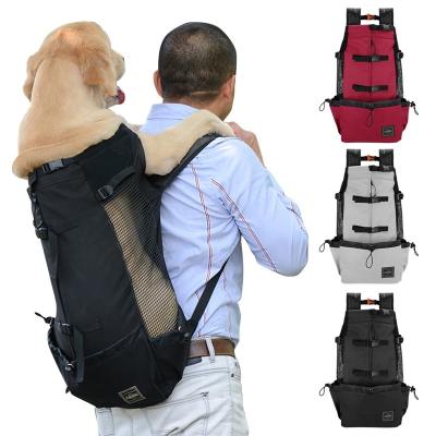 China OEM Fashion Dog Oxford Backpack Outdoor Durable Dog Bag Backpack Breathable Dog Outcrop Backpack for sale