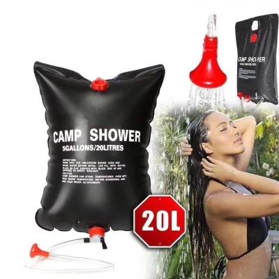 China 2020 Useful +lightweight+ Shower Bag Waterproof Outdoor PVC Shower Bag Portable Camping Solar Shower Bag Eco-friendly for sale