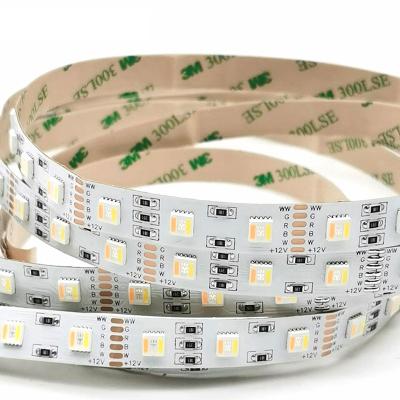 China Hotel SMD 2835 12v rgb 24v ip20 rgb led strip lights smart flexible digital waterproof rgbcct 5050 led strip light for sale