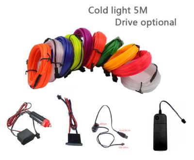 China Excellent EL Cold Line Flexible Car Lights Interior Decoration Molding Junction Panels Lamp Car Atmosphere Motorcycle Cars Ambient Light for sale