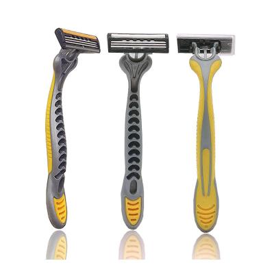 China Best triple blade sell imported disposable stainless steel triple blade barber razor for sale