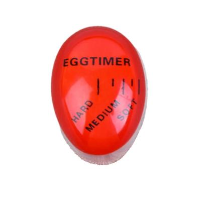 China Egg Shaped Mechanical Color Changing Egg Timer Heat Sensitive Stored Changing Heat Sensitive Timer in Boiling Water for Cooking Kitchen Tools for sale