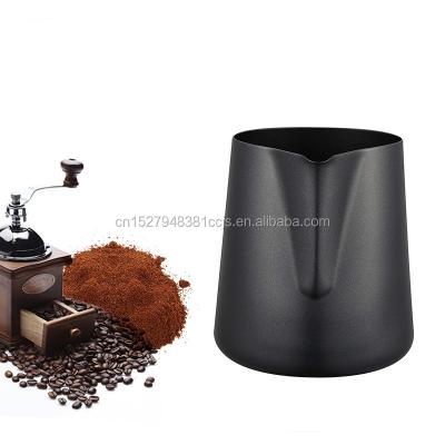 China 350ml Coffee Pull Cup Stainless Steel Flower Pot Milk Mouth Viable Non-sticking Mold Foaming Jug Latte Embossing Tools for sale