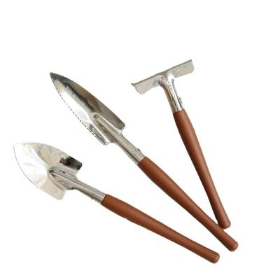 China Free Combination Mini Small Transplant Trowel Cultivator Rake Garden Gardening Tool Kit for sale