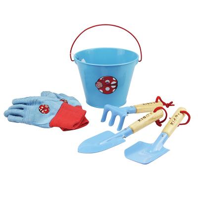 China Wholesale 5pcs Mini Kids Garden Tool Set Garden Tools Watering Box Gloves Hand Shovel for sale