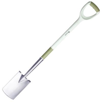 China Garden Work Yard/Farm Long Lady TPR Handle Square Stainless Steel Hand Garden Tool Shovel Shovel for sale