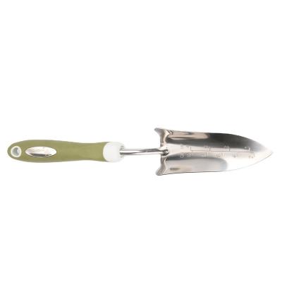 China Factory Stainless Design Stainless Garden Tools Transplant Trowel Transplanter for sale