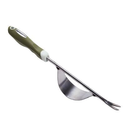 China Mirror Polished Heavy Duty Stainless Steel Hand Tools Garden Weeder Cultivator for sale