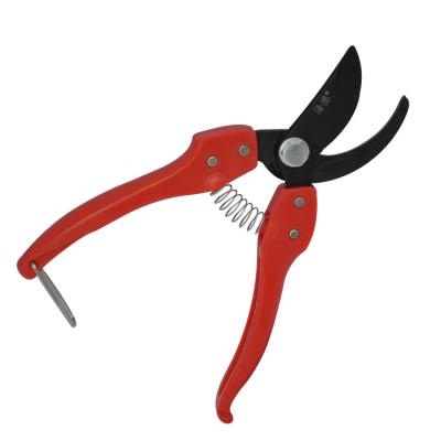 China Anti-Slip Handle Hand Shears Plastic Handle Ratchet Bypass Pruner Deluxe Garden Tools Pruner for sale