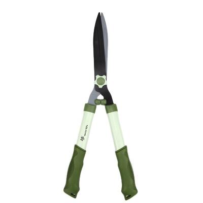 China Anti-Slip Handle Show Off 8 Inch Standard Oval Metal Tube Garden Cutting Hedge Tools Shears for sale