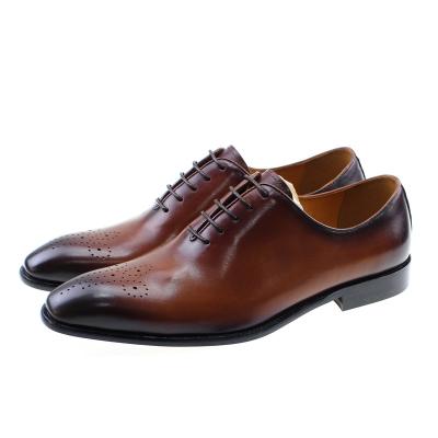 China Anti-Smell Oxford Genuine Leather Lace Up Dress Men Casual Formal Shoes for sale