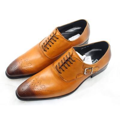 China Latest Fashion Light Top Brand Italian Mens Vintage Genuine Leather Shoes for sale