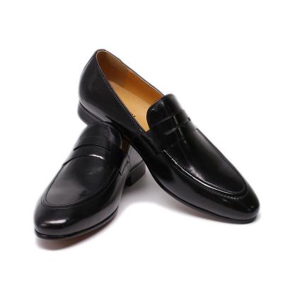 China New Anti-Smell Comfortable Fashion Genuine Leather Loafers For Formal Mens Shoes for sale