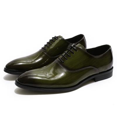 China Anti-odor Exquisite Workmanship Patent Leather Stylish Shoes For Men for sale