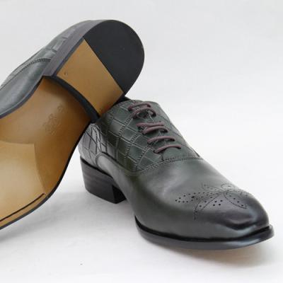 China Other Italian Genuine Leather Lace Up Rubber Genuine Leather Elegant Shoe Sample Size Unique Shoes for sale