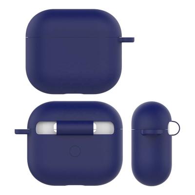 China Sustainable Silicone Case For Airpods 3rd Generation Protective Soft Case With Loop For Airpods Earphones for sale