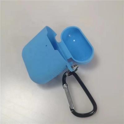 China Sustainable Silicone Case For Airpods 2nd Generation Protective Soft Case With Loop For Airpods Earphones for sale