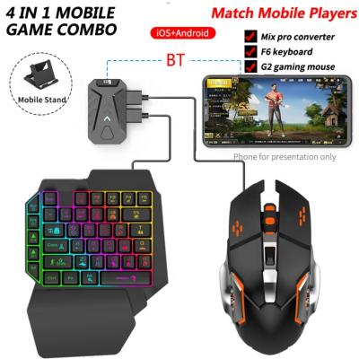 China With Keyboard Mouse Controller Phone Holder Mix Game Gamepad Android IOS Mobile Gameplay Adapter Game Combo Converter for sale