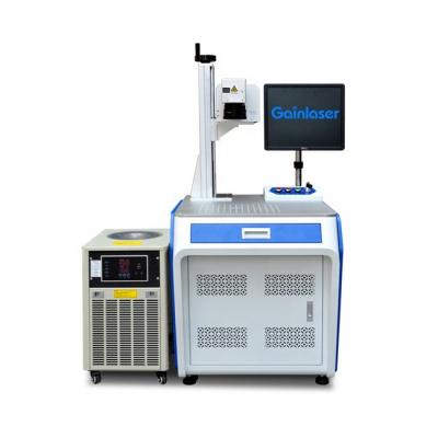 China Laser marking Gainlaser UV laser marking machine for glass plastic wood silicone laser engraving machine bamboo price for sale