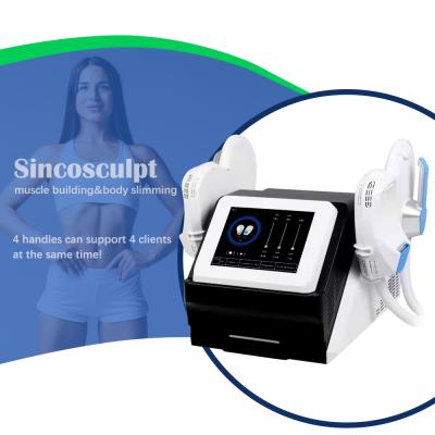 China New 2022 Portable Weight Loss Technology Sincoheren EMS Sincosculpt 4 Grips Muscle Building Weight Loss Slimming Spa Equipment Beauty for sale