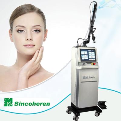 China March Expo 2022 Products Sincoheren Fractional Pigment Removal CO2 Laser Skin Tag Remover Scar Removal Machine for sale