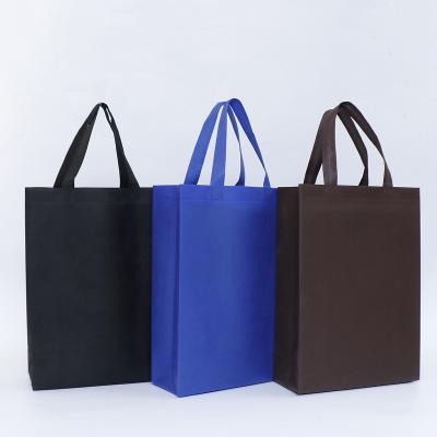 China Eco-friendly Factory Sale Green Reusable Non Woven Fabric Tote Bag Foldable Grocery Spacious Shopping Bag For Customer for sale