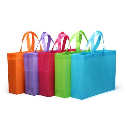 China Eco - Friendly Non Woven Fabric Cotton Handle Bagreusable Shopping Bags Eco - Friendly With Logo for sale