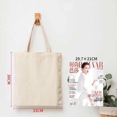 China High Quality Reusable Classic Canvas Bag Fashion Canvas Folding Single Bag for sale