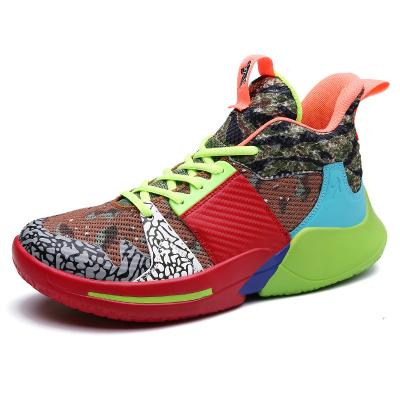 China Russell Westbrook Style Parent-child Sports Increased Casual Shoes Couples Actual High Top Teen Students Combat Training Shoes for sale