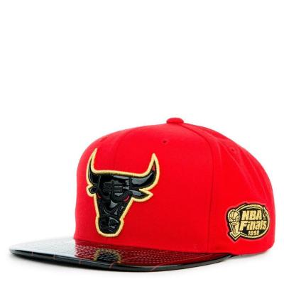 China OEM Outdoor Sports Dome Chicago Bulls Peaked Hats With Logo Hat for sale