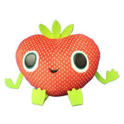 China Custom Toy Kawaii Comfort Cartoon Pillow Stuffed Plush Animal Toy Stuffed in Soft Custom Plush Fruit Shape for Baby Play for sale