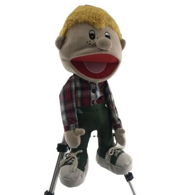 China Cartoon Toy Hot Sell Big Mouth Custom Stuffed Hand Puppets Full Body Human Doll for sale