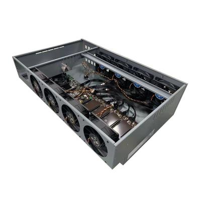 China With GPU Fan 847 CASE 857 857S B85 B75 65MM 70MM 6 8 12 Slot GPU Server Motherboard Graphics Card Rack Spacer Box IDC Chassis for sale