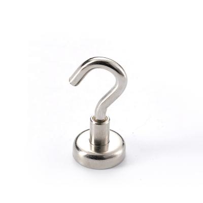 China Industrial Magnet E16 NdFeB Pot Magnet Super Strong Magnet Hook Clamping Magnet for sale