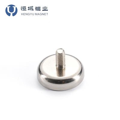 China Industrial Magnet Magnetics Powerful Neodymium Cup Magnets w/Male Threaded Screw Stud for Holding Signs, Cameras, Small Appliances for sale