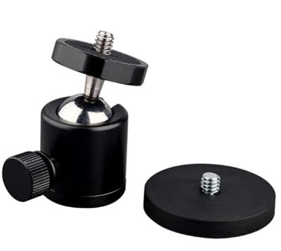 China Rubber coated magnetic camera and phone mount mount top thread is 1/4-20 thread for sale