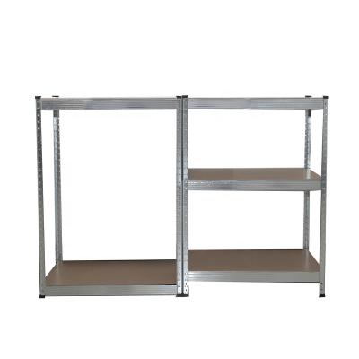 China Corrosion Protection FSC Certificate 100kg Capacity Shelves Storage Rack Boltless Corner Bracket for sale