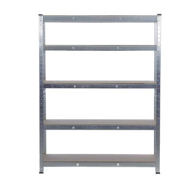 China Corrosion Protection 5 Layer Adjustable Metal Shelf With Heavy Duty Boltless Rack Unit And Shelf Storage Shelves for sale