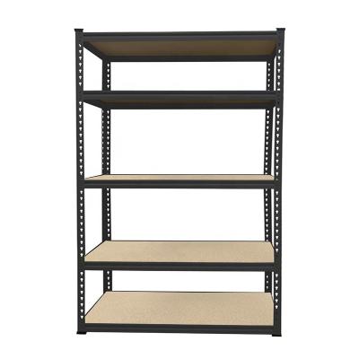 China Corrosion Protection 300Kg Capacity Rivet Z Beam PB Shelf Rivet Shelving Storage Unit for sale